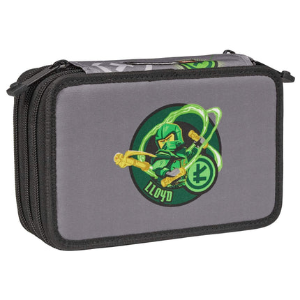 Ninjago 3-Layer Pencil Case with Elemental Master Contents