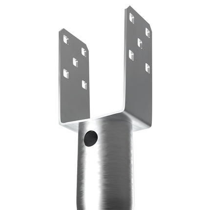 No-Dig Ground Anchor Steel Post Spike for 3.5 in Timber