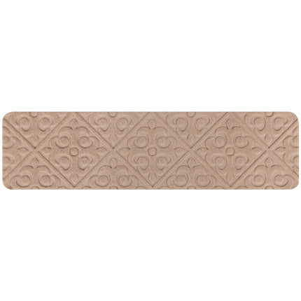 Non-Slip Beige Stair Mats, 76x20 cm, Set of 15