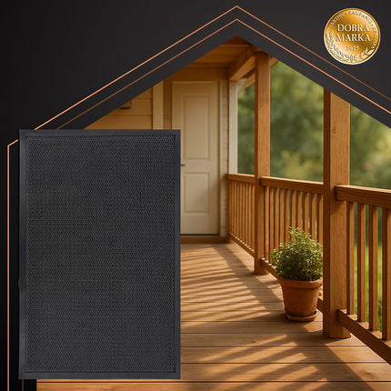 Non-Slip Entrance Mat, 90x60cm, TPE Rubber