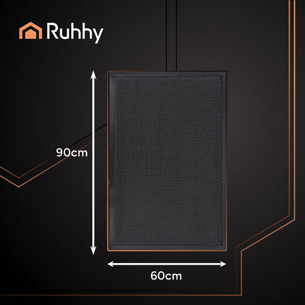 Non-Slip Entrance Mat, 90x60cm, TPE Rubber
