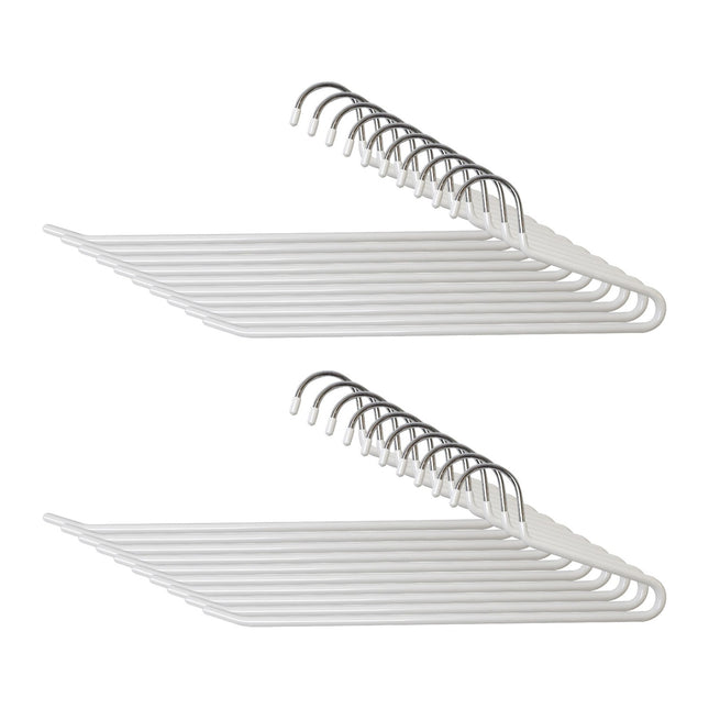 Non-Slip Metal Trouser Hangers – Space-Saving Set