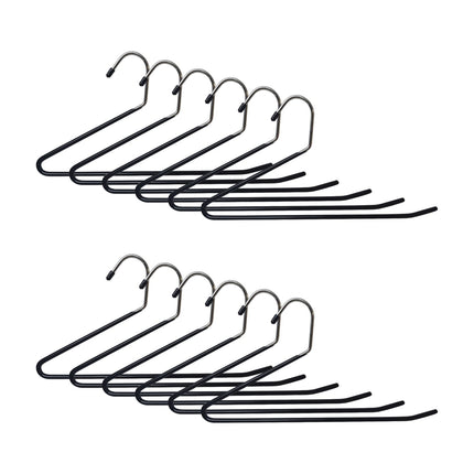 Non-Slip Space-Saving Trouser Hangers – Set of 10