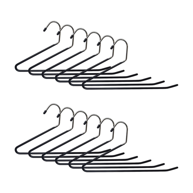 Non-Slip Space-Saving Trouser Hangers – Set of 10