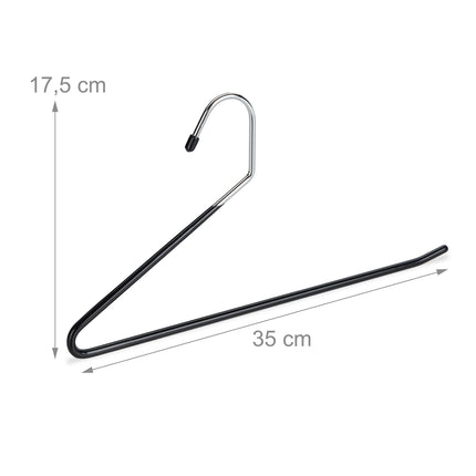 Non-Slip Space-Saving Trouser Hangers – Set of 10