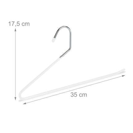 Non-Slip Space-Saving Trouser Hangers, Set of 5