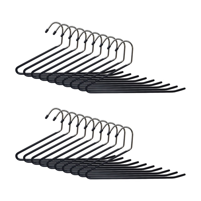 Non-Slip Space-Saving Trouser Hangers, Set of 5