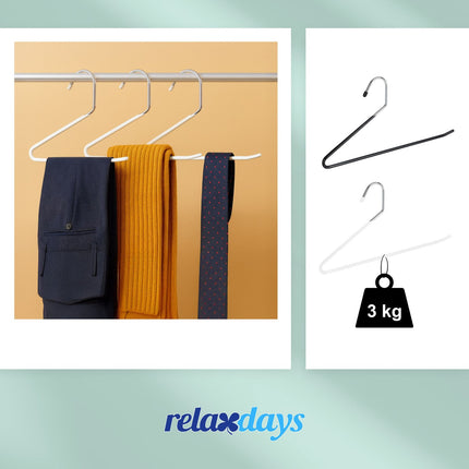 Non-Slip Space-Saving Trouser Hangers, Set of 5