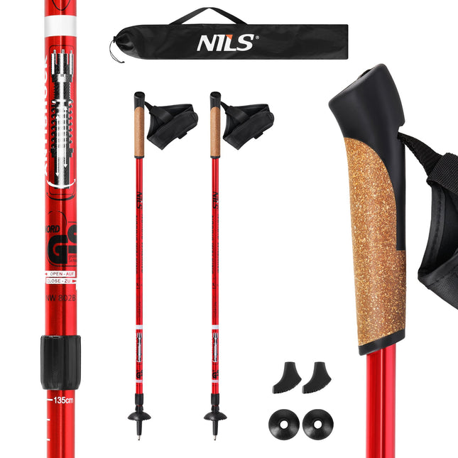 Nordic Walking Poles, Adjustable, Lightweight