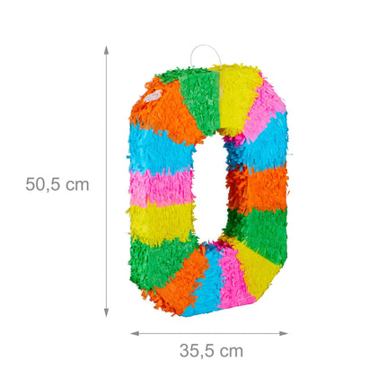 Number pinata birthday