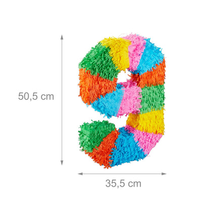 Number pinata birthday