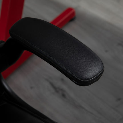 Ergonomic office chair - adjustable in height, padded, black