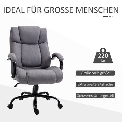 Ergonomic office gaming chair - swivel, 220 kg capacity