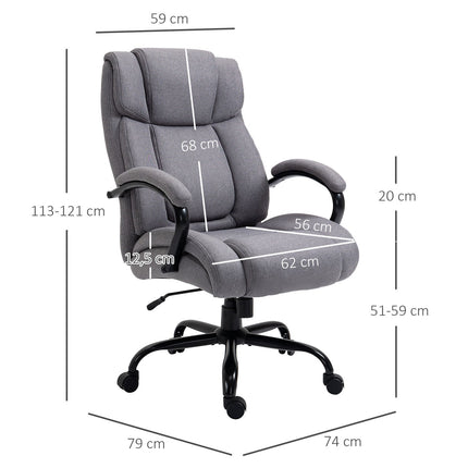 Ergonomic office gaming chair - swivel, 220 kg capacity