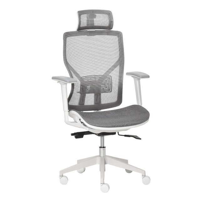 Ergonomic gaming office chair, rotatable with lumbar support and 3D armrests