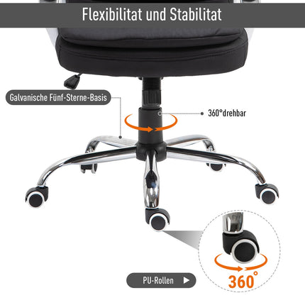 Ergonomic office chair - 360° rotatable, adjustable height