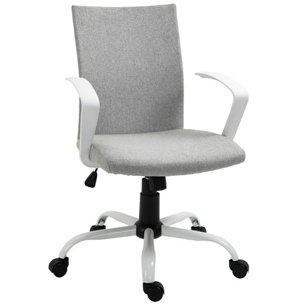Ergonomic office chair with headrest, mesh back and swivel wheels