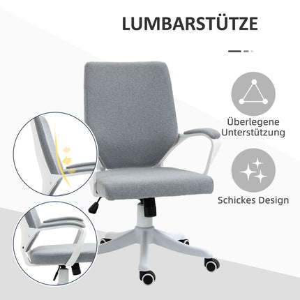 Ergonomic office chair, 360° rotatable, adjustable backrest