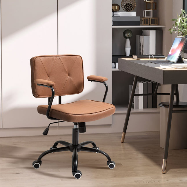 Office chair with wheels, adjustable height, 360° rotatable