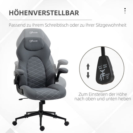 Ergonomic office chair, swivel, adjustable armrests