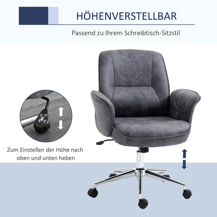 Ergonomic office chair, height adjustable, 120 kg load capacity