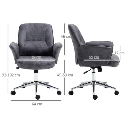 Ergonomic office chair, height adjustable, 120 kg load capacity