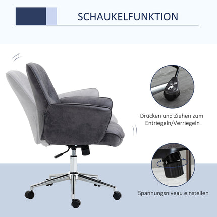 Ergonomic office chair, height adjustable, 120 kg load capacity