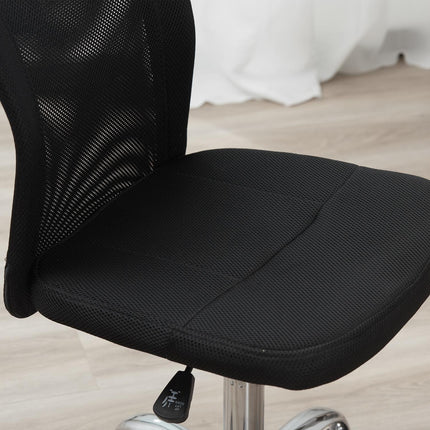 Ergonomic office chair, adjustable, ventilating back, black