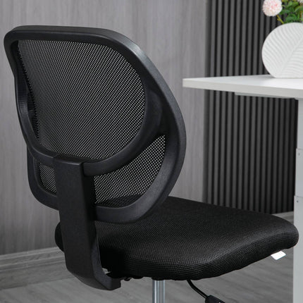 Ergonomic office chair, adjustable height & foot ring