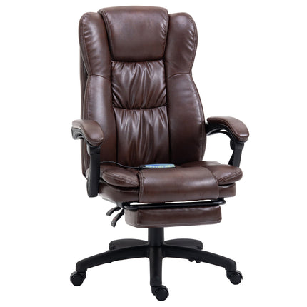 Ergonomic office chair, reclining artificial leather