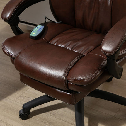 Ergonomic office chair, reclining artificial leather