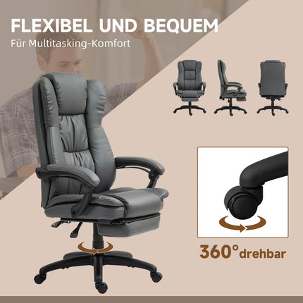Ergonomic office chair with massage and rest