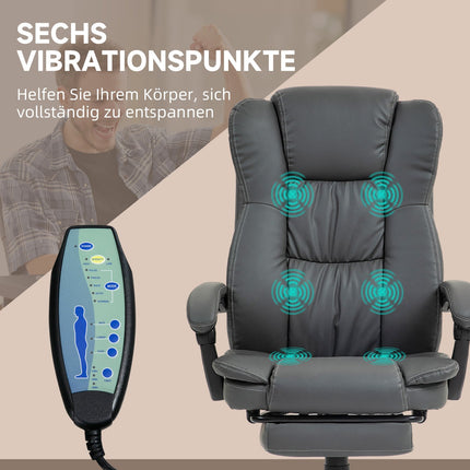 Ergonomic office chair with massage and rest