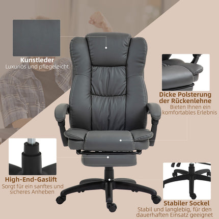 Ergonomic office chair with massage and rest