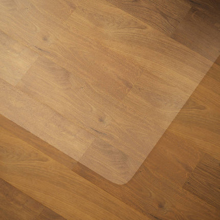 Office Chair Floor Protector, Non-Slip, 120x120 cm, Clear