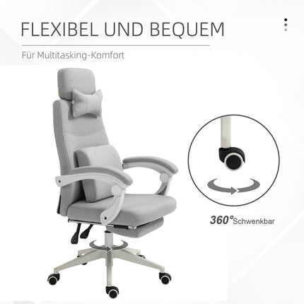 Ergonomic gaming office chair, wheels and adjustable height