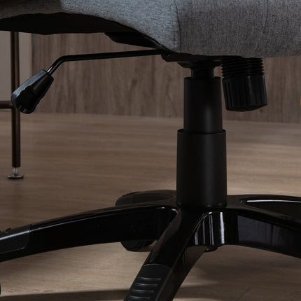 Ergonomic gaming office chair, adjustable height, massage, gray