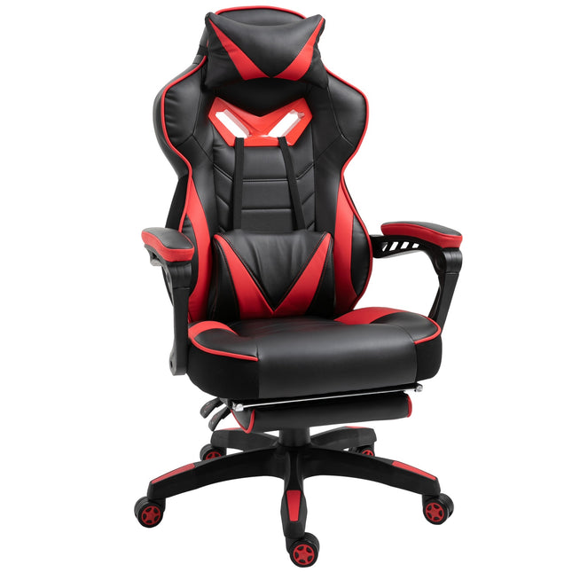 Gaming Office chair with massage - adjustable, artificial leather