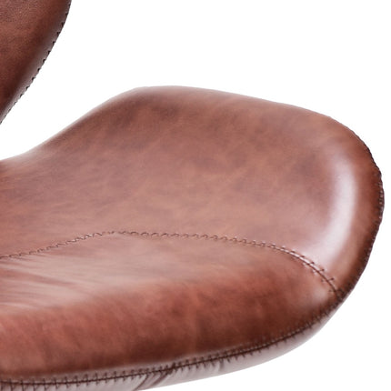 Office Chair, Mid-Back PU, Adjustable Height, Swivel