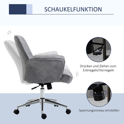 Ergonomic office chair - 360° rotatable, adjustable height