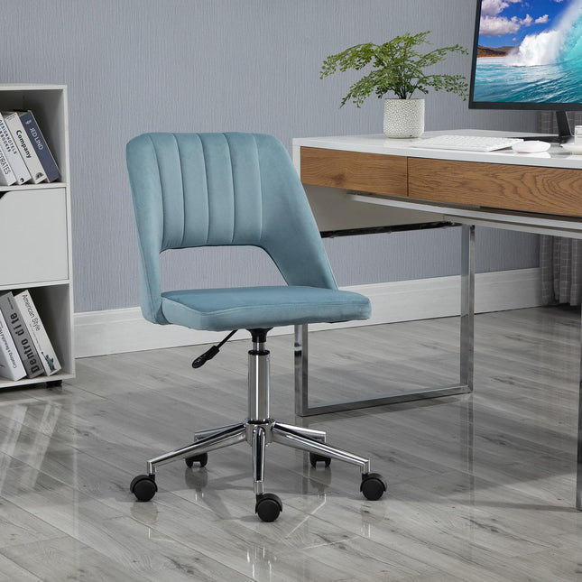 Height-adjustable office chair - 360° swiveling foam seat