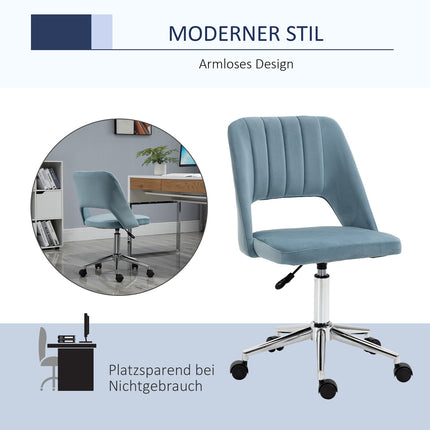 Height-adjustable office chair - 360° swiveling foam seat