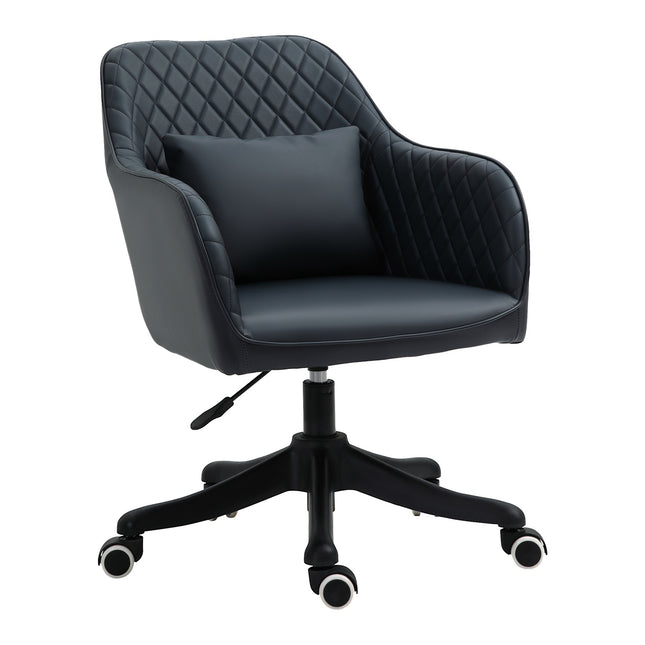 Office chair with massage, vibration, lumbar support, anthracite