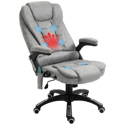 Ergonomic office chair with heating and massage, adjustable height