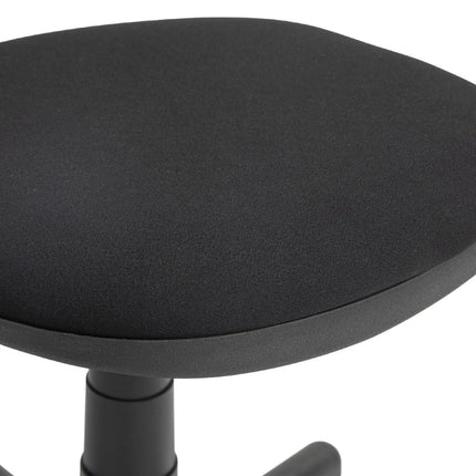 Office Chair, Low Back, Armless, Swivel, Black