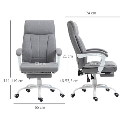 Ergonomic office chair with adjustable tilt and height