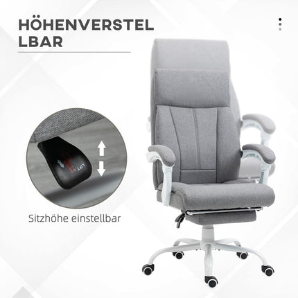 Ergonomic office chair with adjustable tilt and height