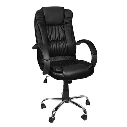 Office chair, eco-leather - black MALATEC