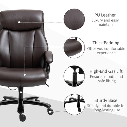 Ergonomic office chair, adjustable, 180 kg capacity