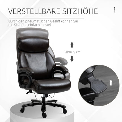 Ergonomic office chair, adjustable, 180 kg capacity